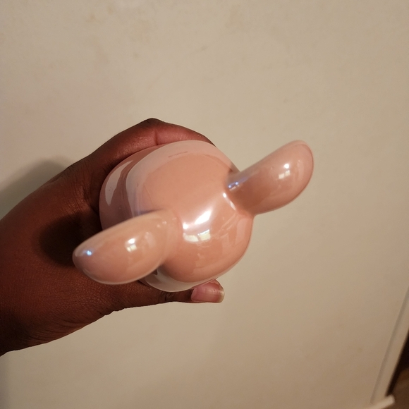 Pink Ceramic Bear Figurine Decor Unbranded - Picture 3 of 8